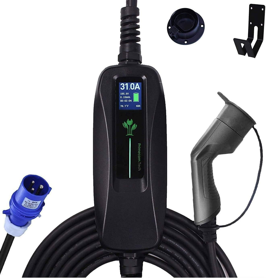 32 Amp Level-2 Electric Vehicle Charger 220 Volt 9 Meter D662671