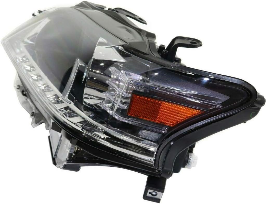 Passenger Side Black Housing Headlight Assembly X33274