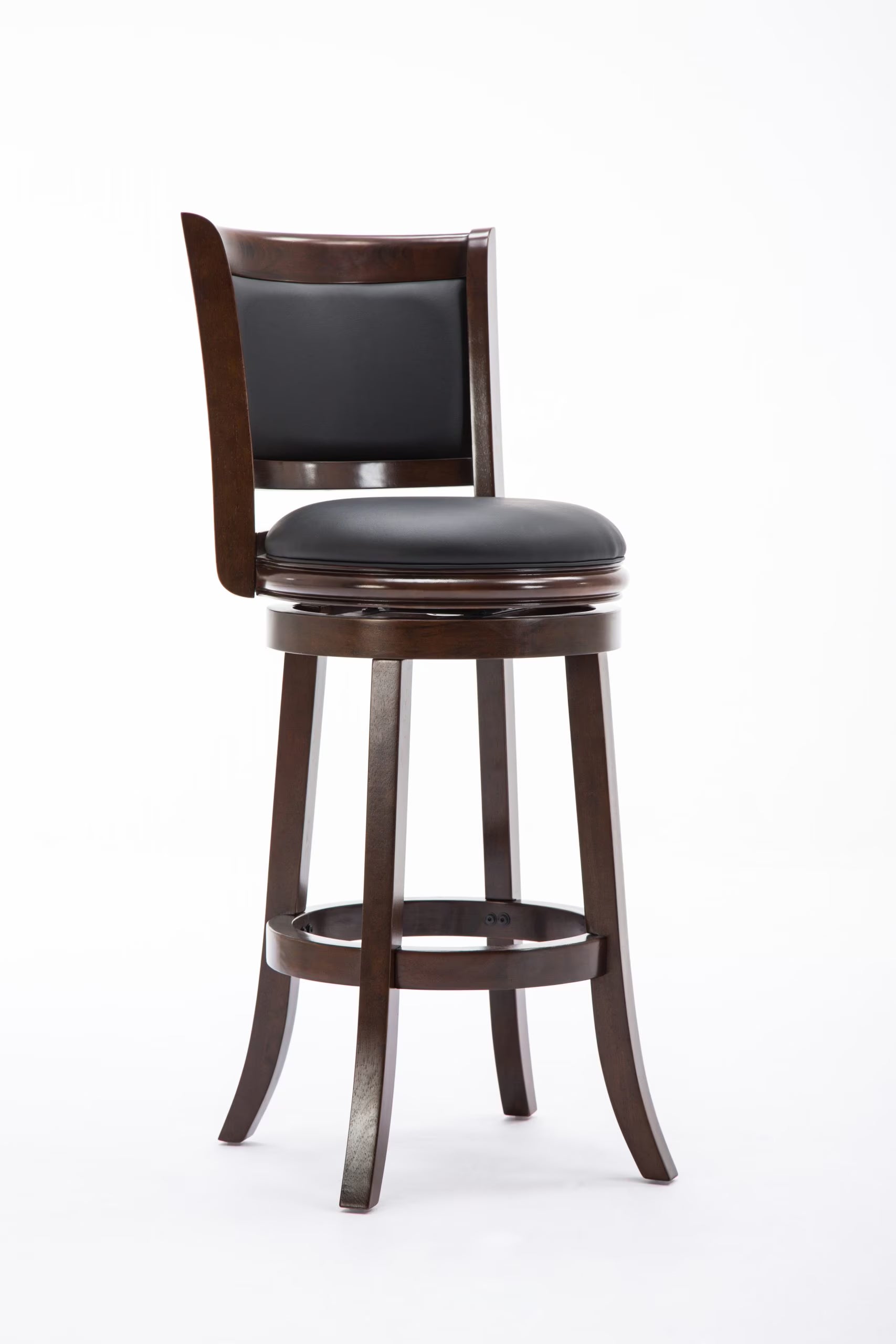 Cappuccino Swivel Wood Kitchen Bar Stool N18633