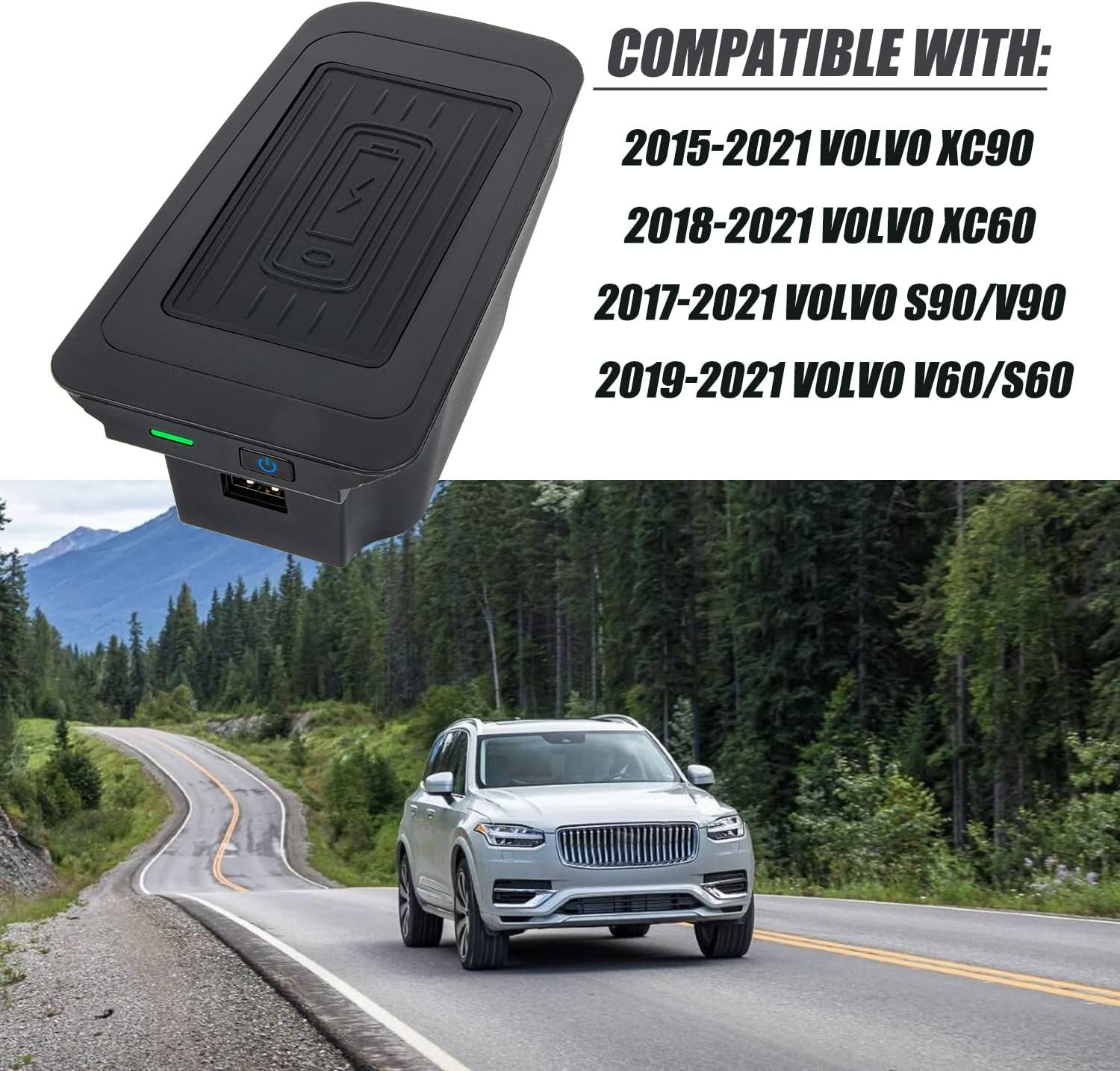 Wireless Car Phone Charger Pack of 2 B851646
