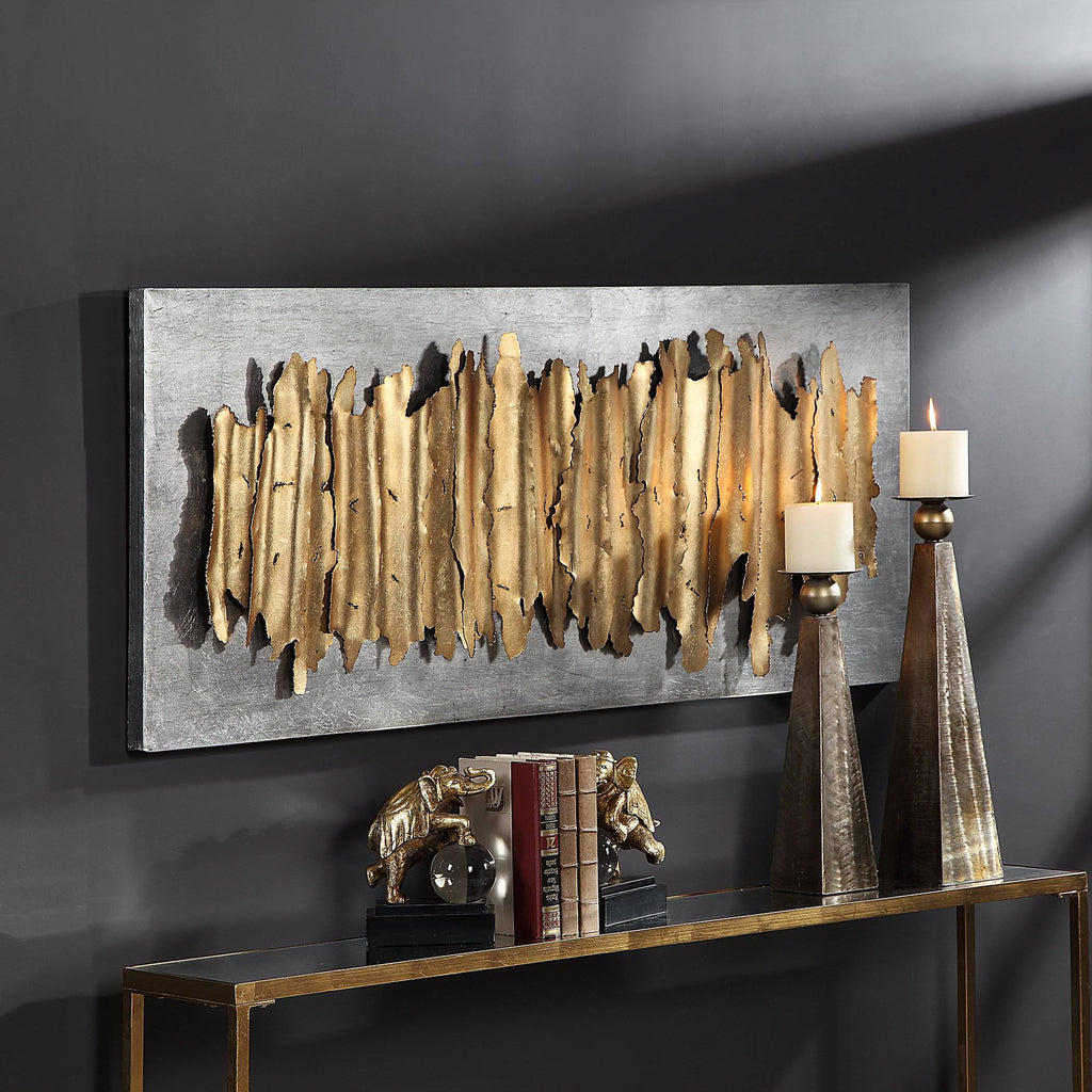 Gold Metal Wall Decor J407
