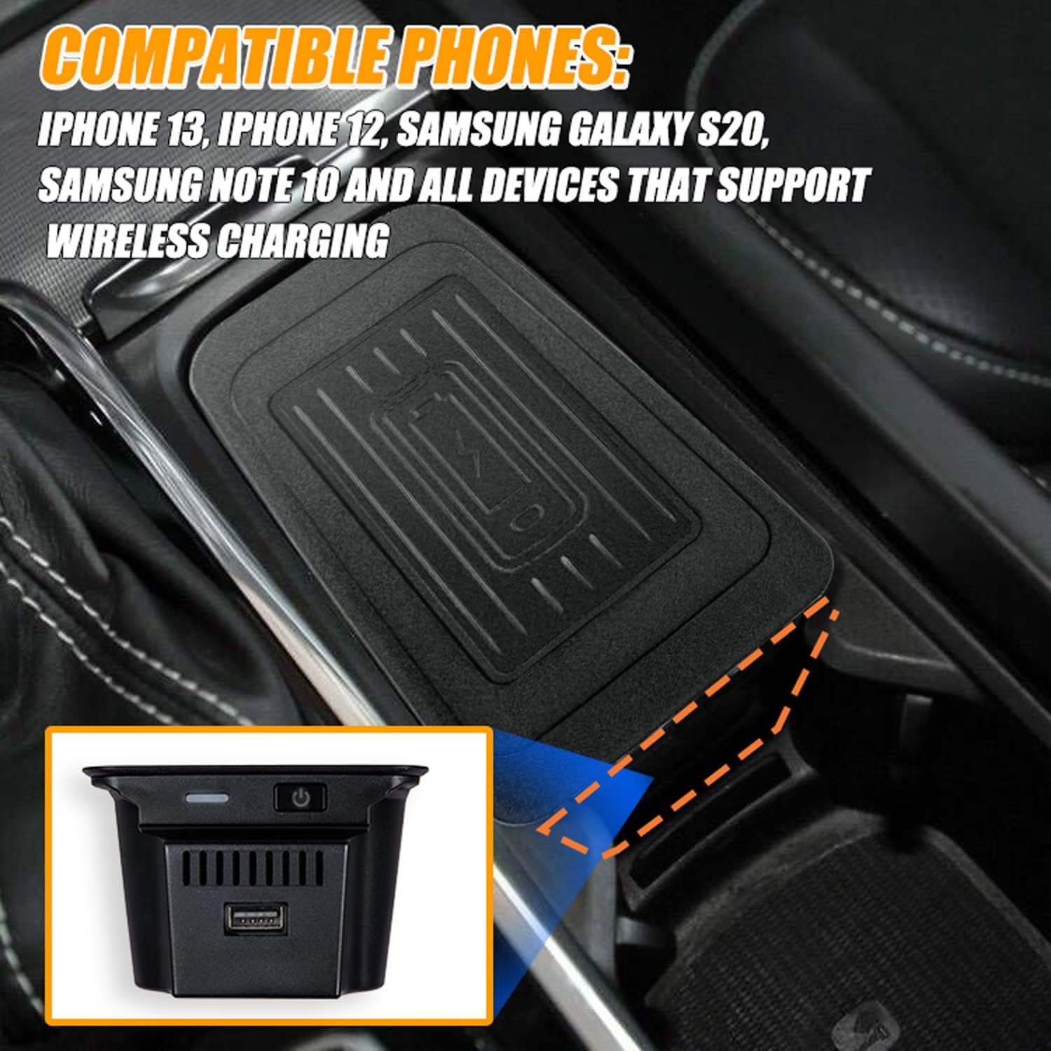 Wireless Car Phone Charger Pack of 2 B851646