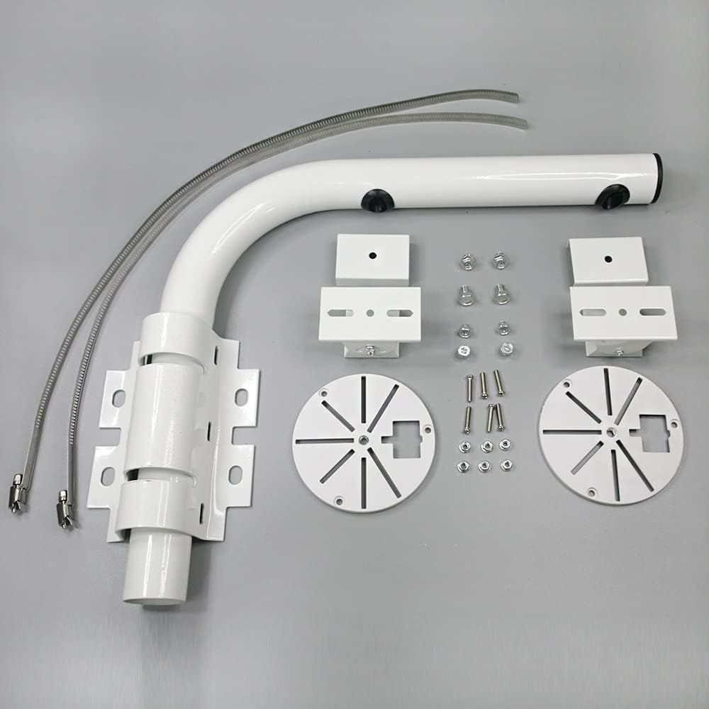 Adjustable Universal Double Head Security Camera Pole Mount Bracket (15.7 INCH) F485