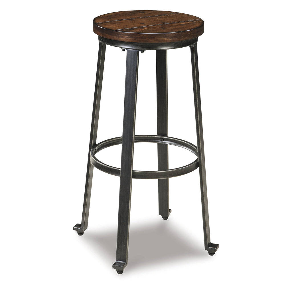 Industrial 29" Pub Height Barstool, Set of 2 E11092