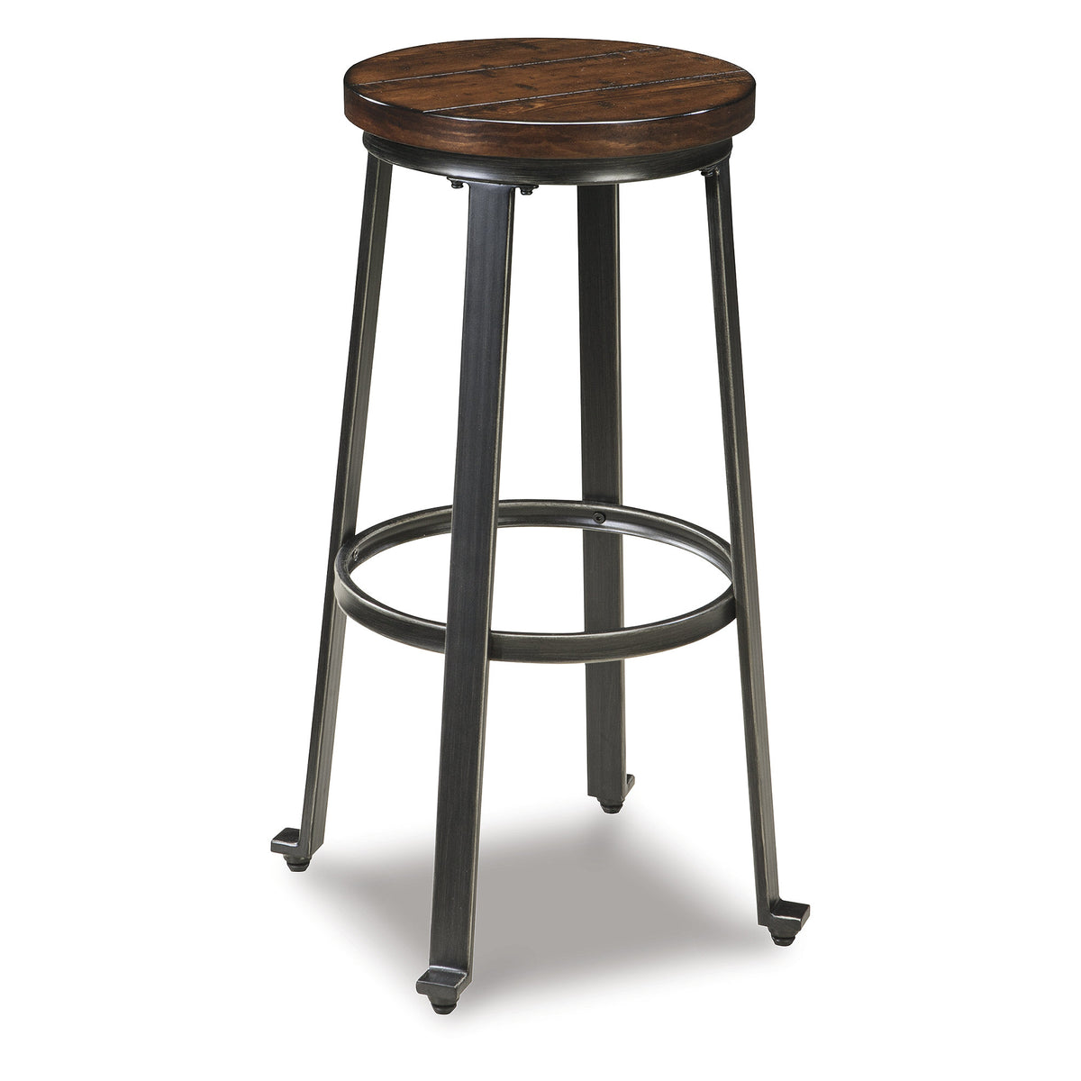 Industrial 29" Pub Height Barstool, Set of 2 E11092