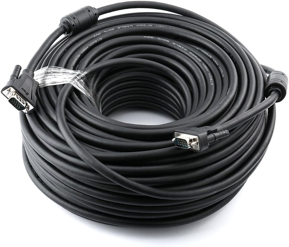 Black VGA Cable 150 Feet Pack of 2 O805198