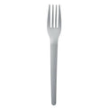 Gray Compostable Plastic Fork - 1000/Case W94949