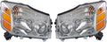 Headlight Assembly Pair for Nissan Armada 2004 2005 2006 A42825