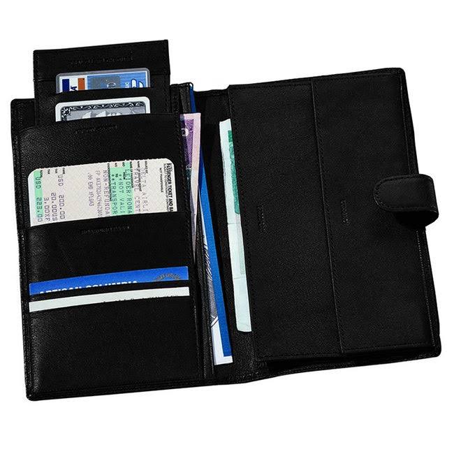 Black Passport and Travel Document Case B3240