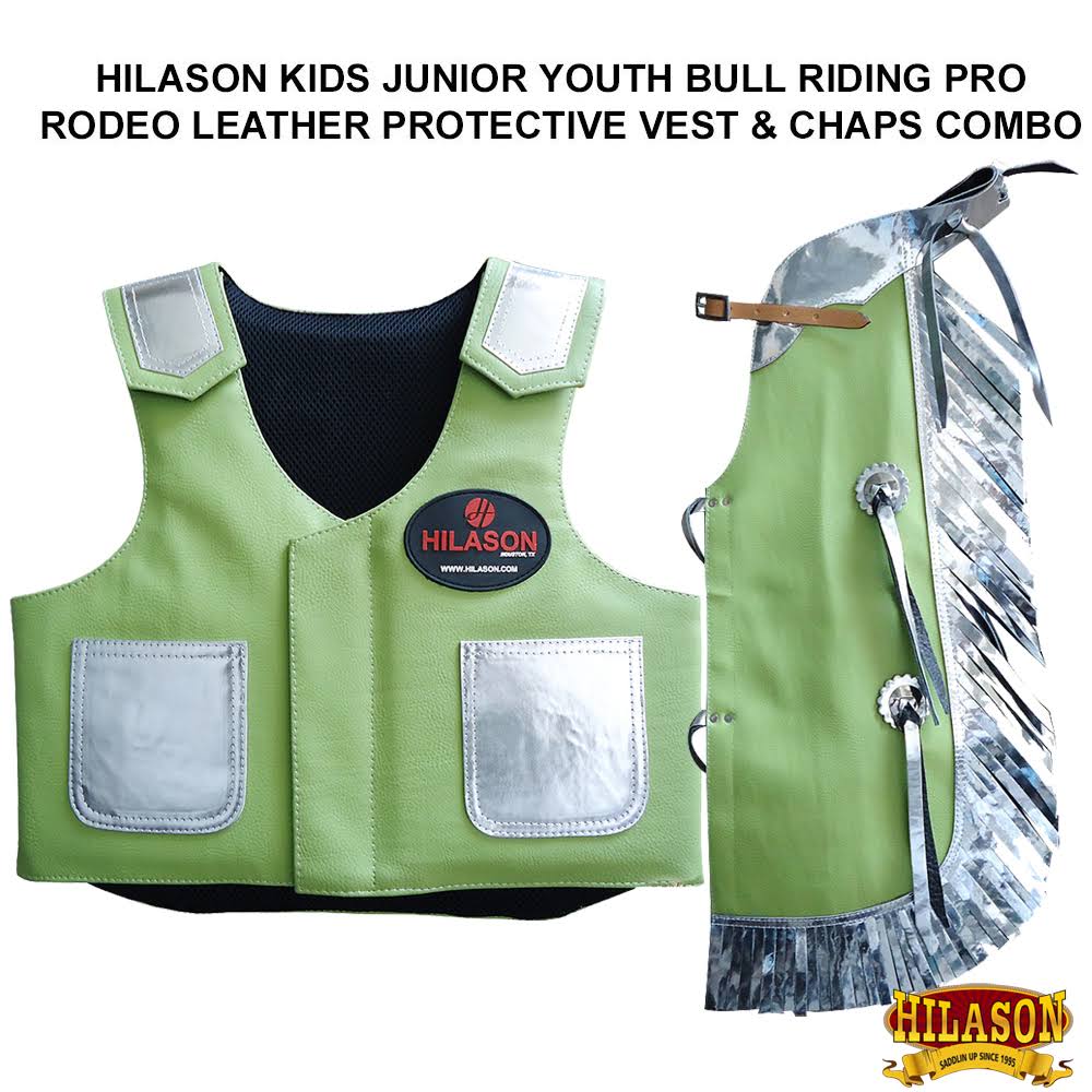 Leather Protective Vest Chaps I8604