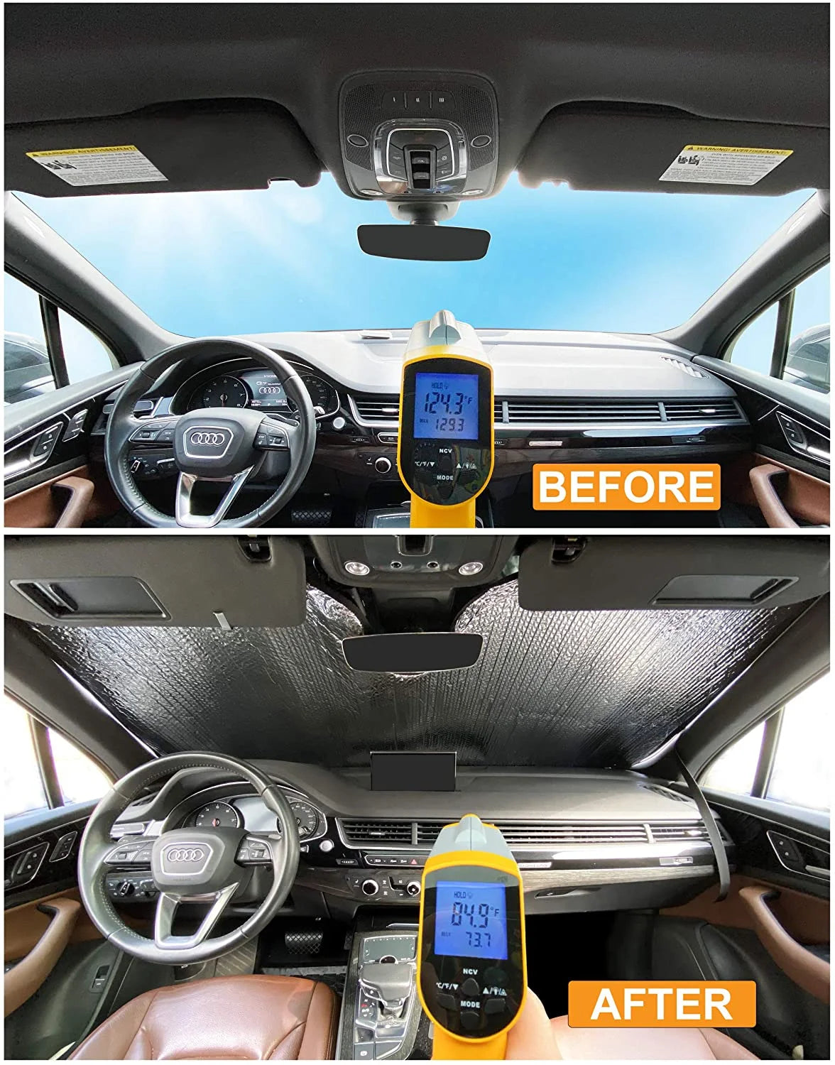Front Windshield Sunshade for Dodge RAM ProMaster Van P45848