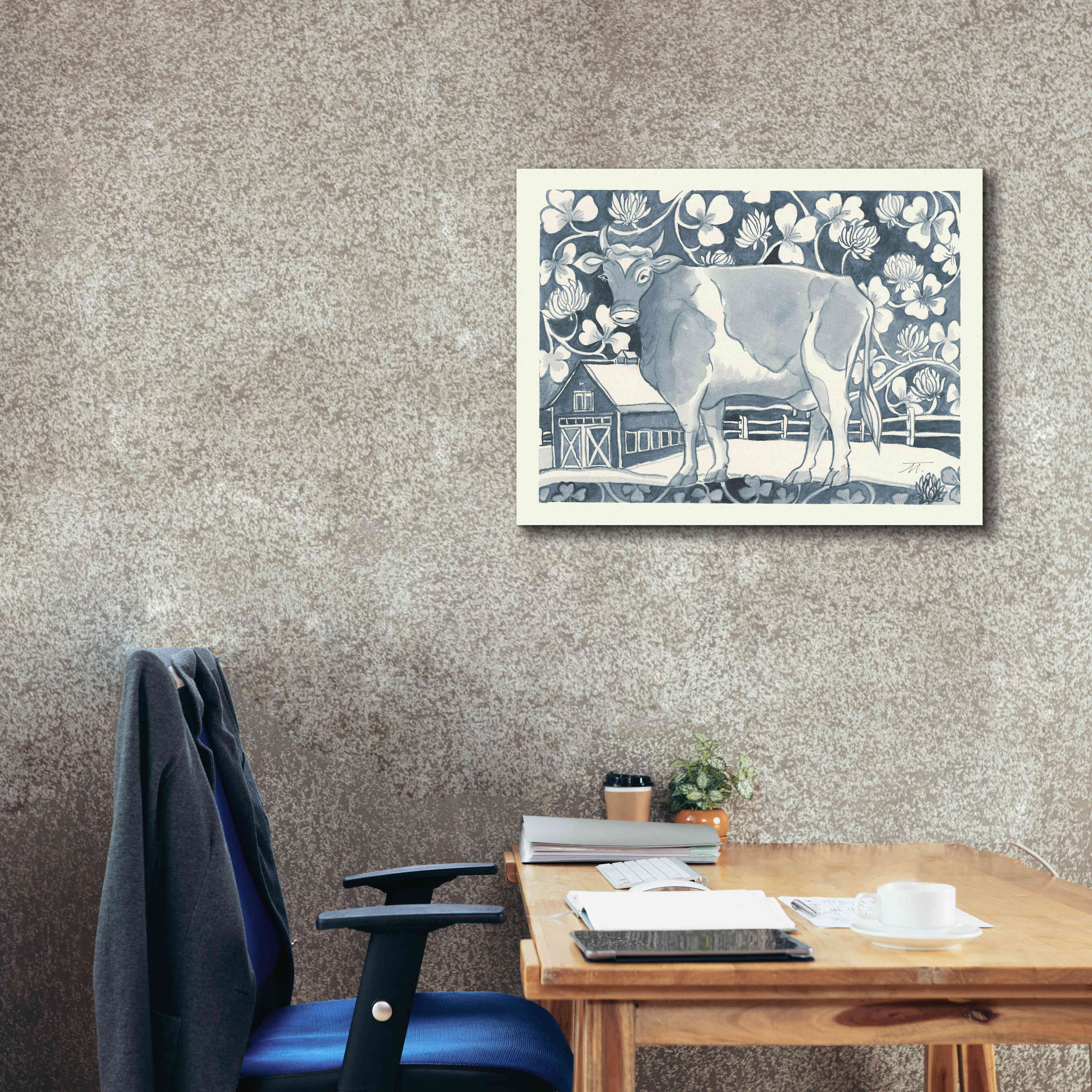 Giclee Canvas Wall Art, 34"x26" O748
