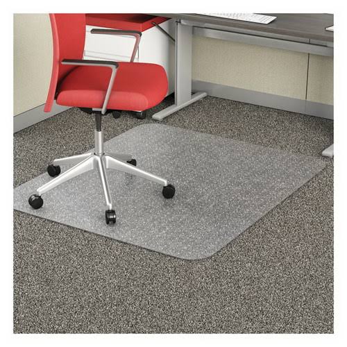 Clear Rectangle Chair Mat for Low Pile Carpet L372