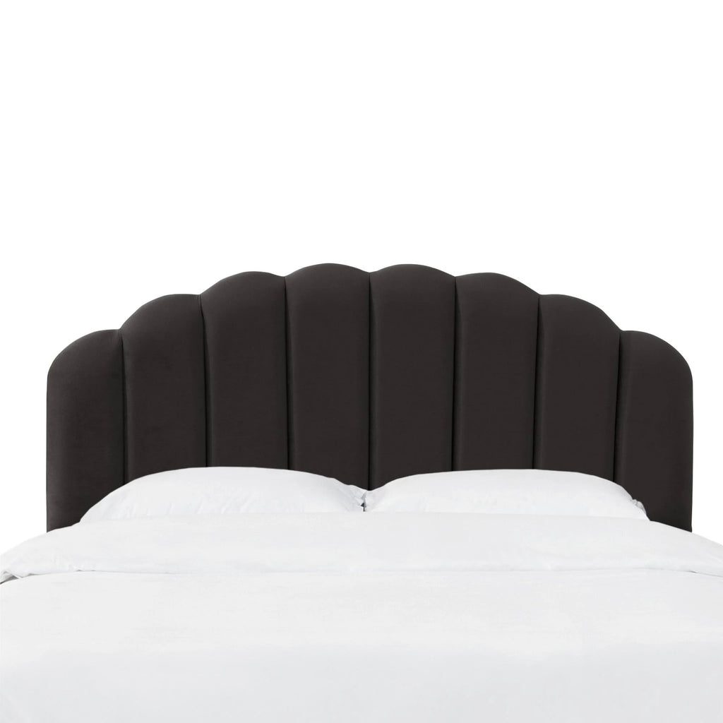 Black Velvet Headboard G186549