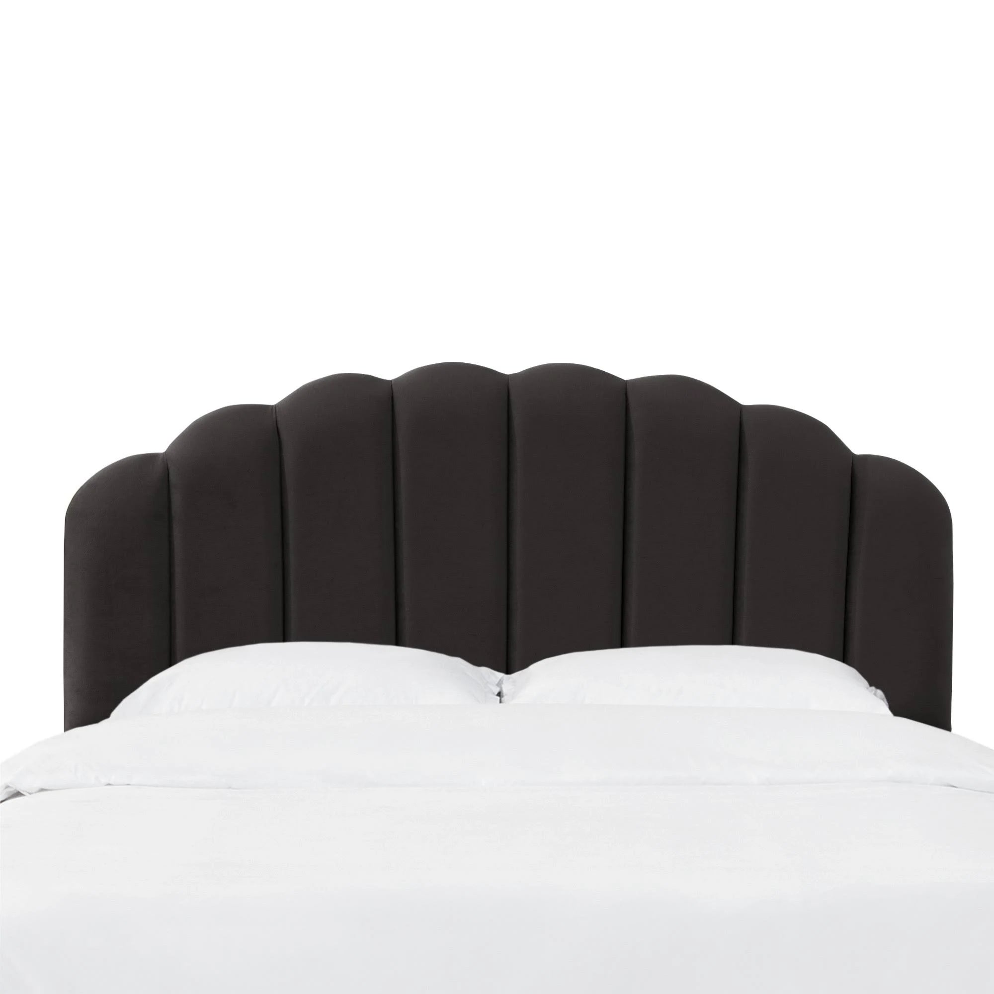 Black Velvet Headboard G186549