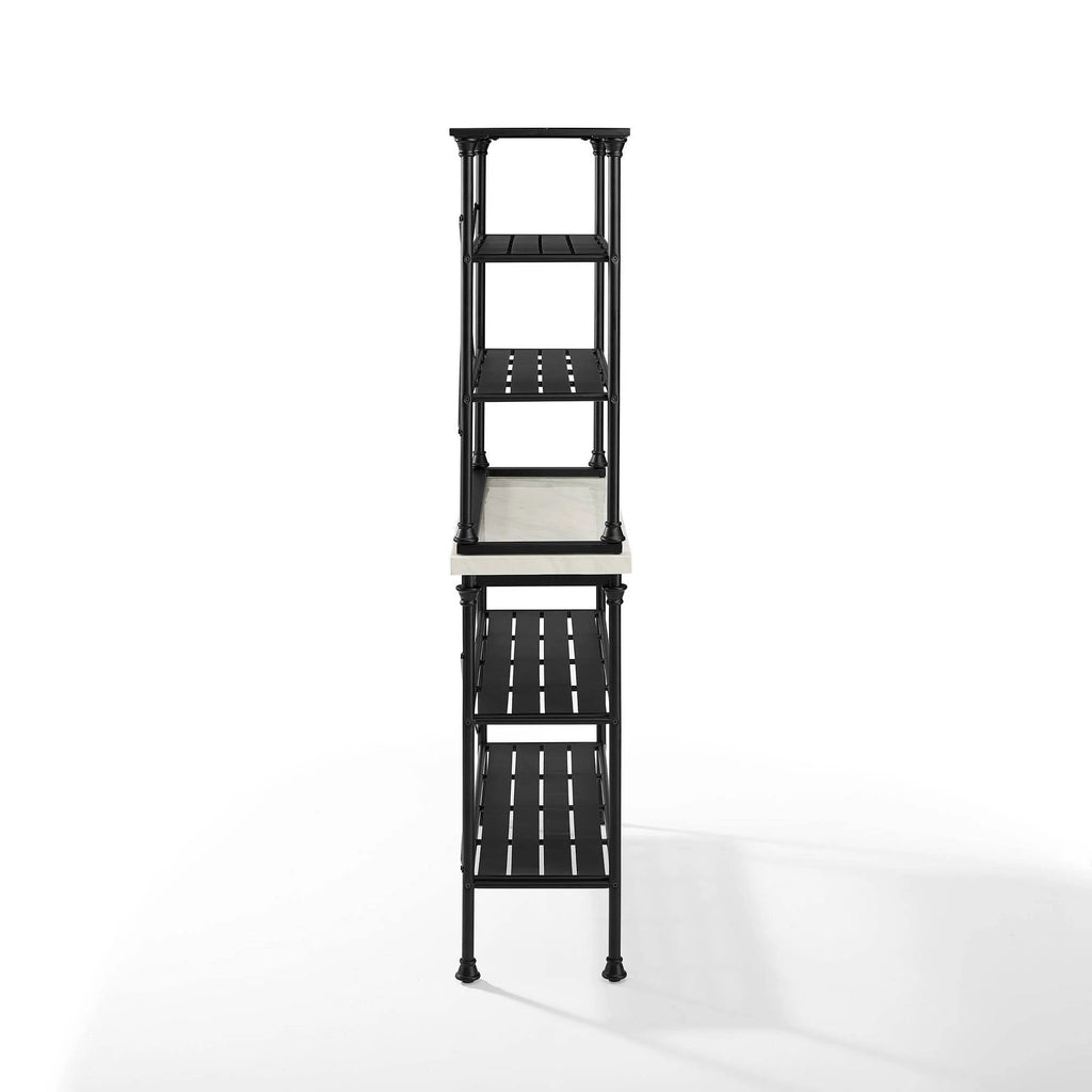 2 Piece Black Baker's Rack Set U753086