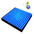 Square 12" LED Grow Light System 225 Blue LED 14W with Hanging Kit R128