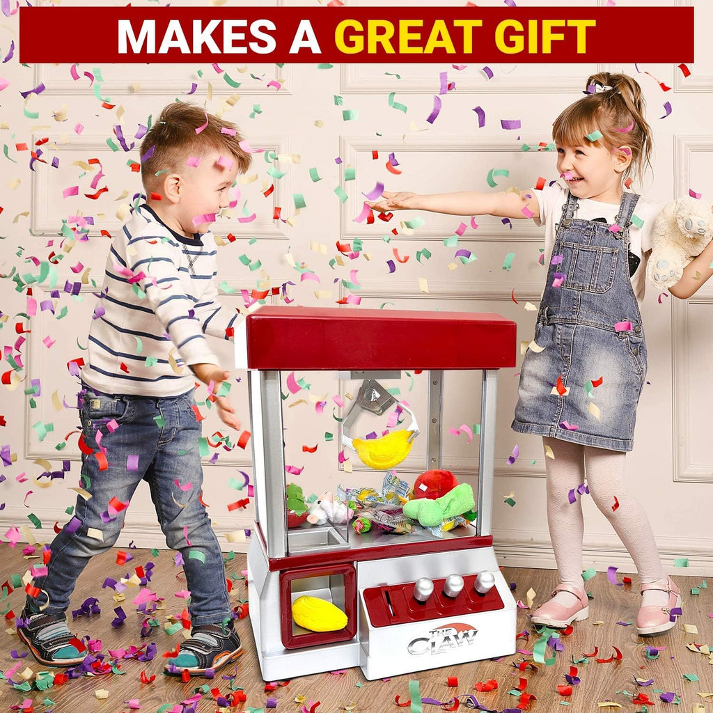 Mini Arcade Claw Machine Candy Prize Dispenser Game D391542