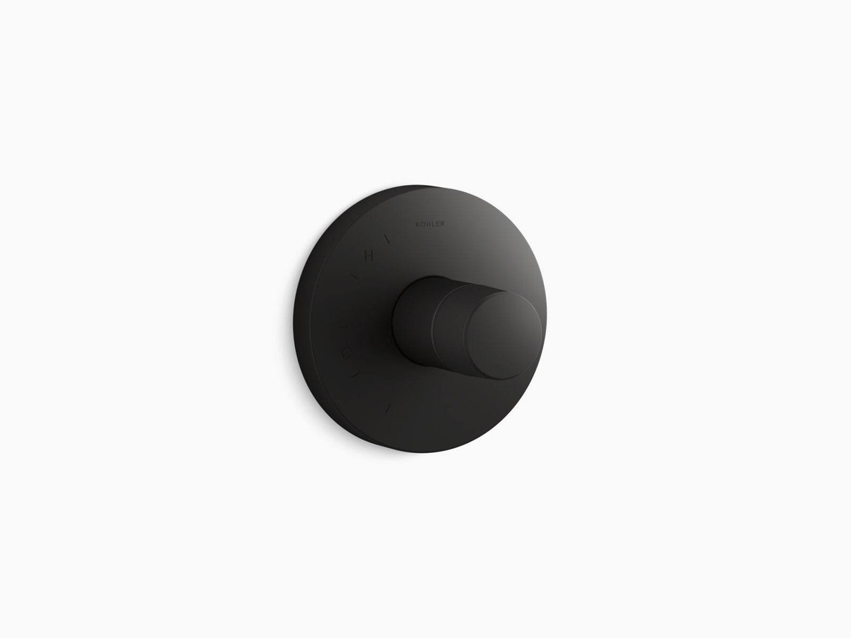 Matte Black Shower Valve Trim A67456