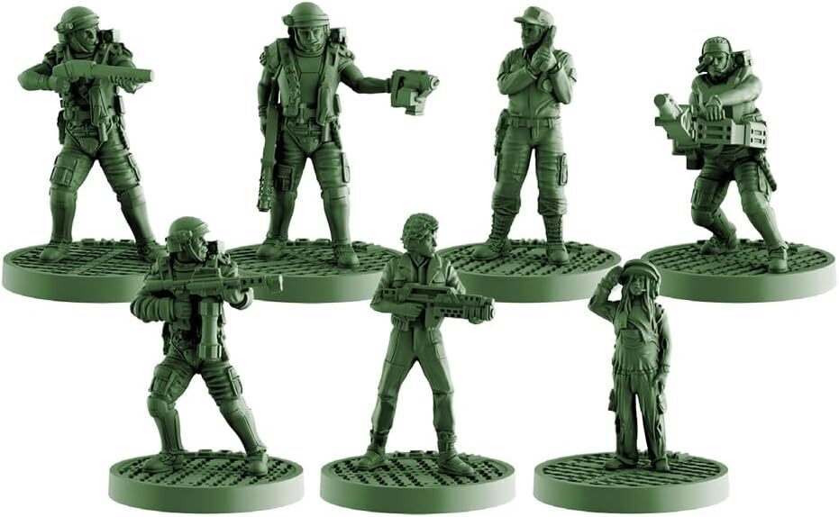 Board Game with Figures and Paints Bundle X965387