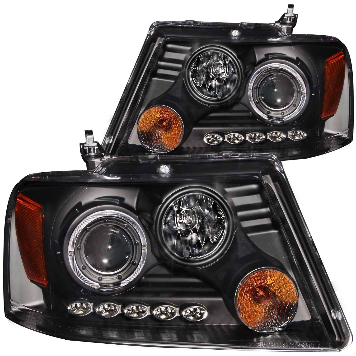Projector Headlight Set with Halo E71526