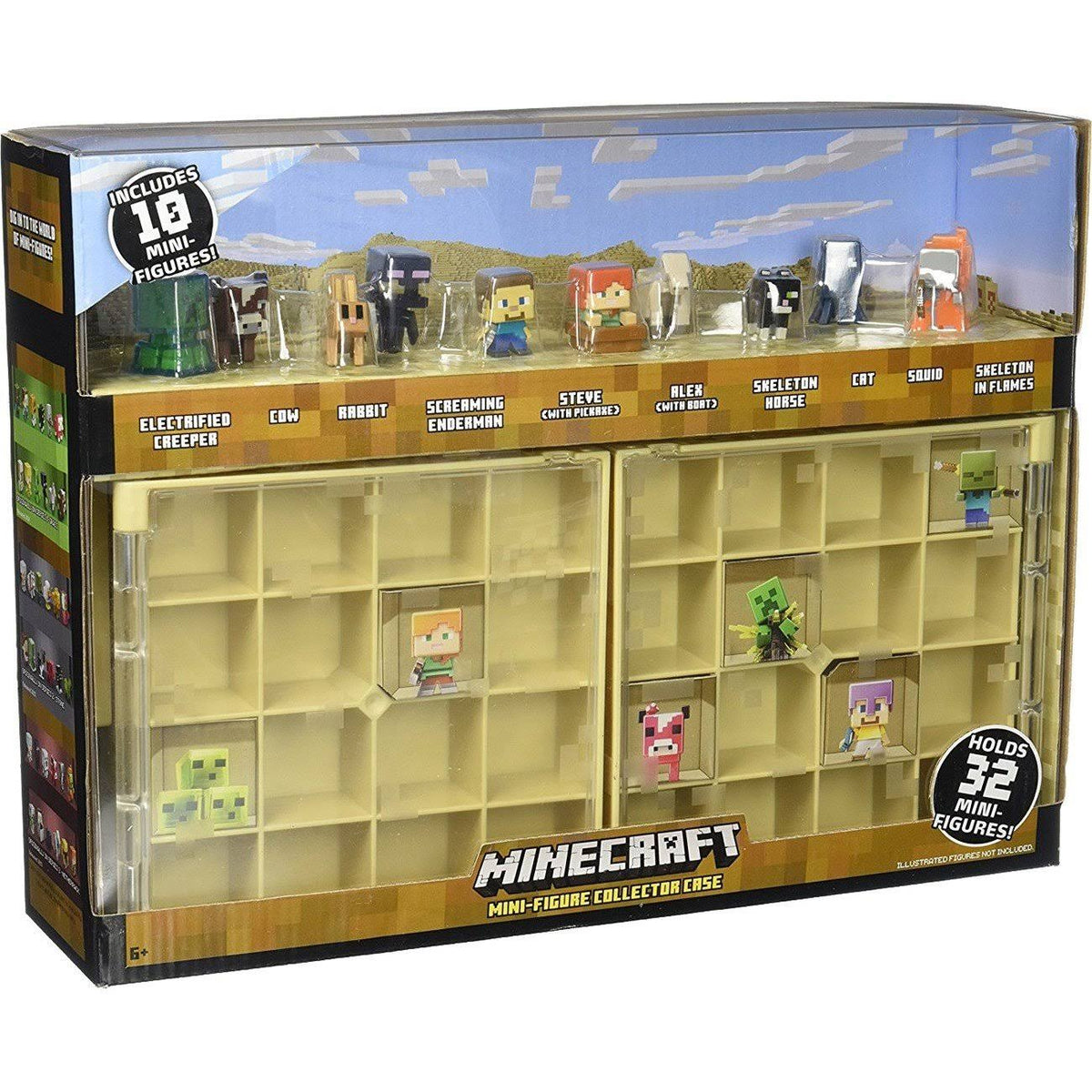 Minecraft Collector Case with 10 Mini Figures D259