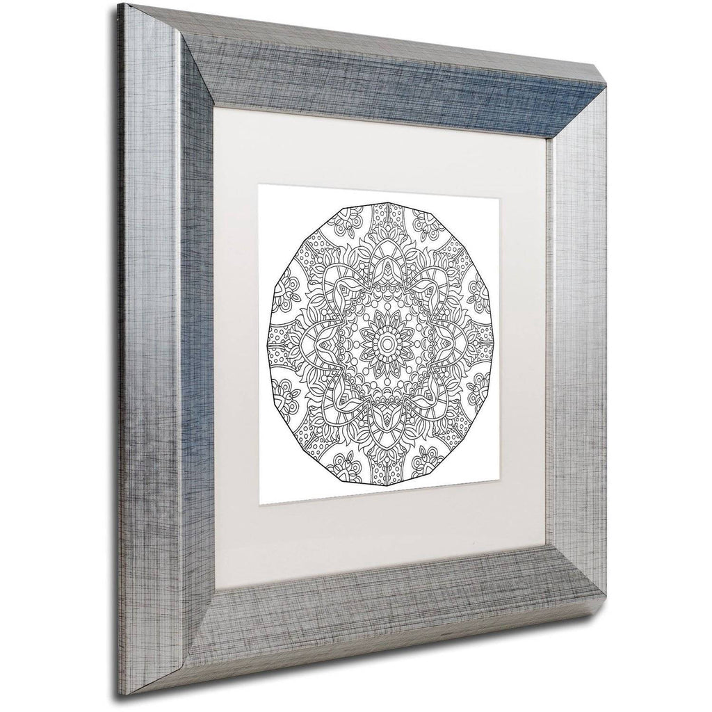 Matted Framed Art ' Mixed Coloring Book 9 ' K58369