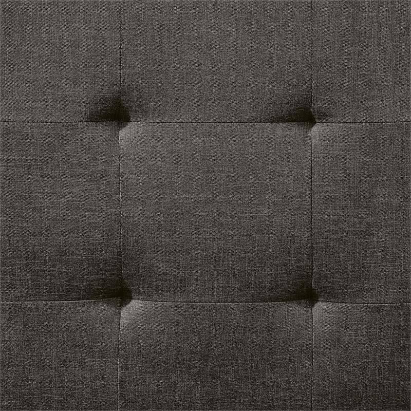 Dark Gray Futon Ottoman N788