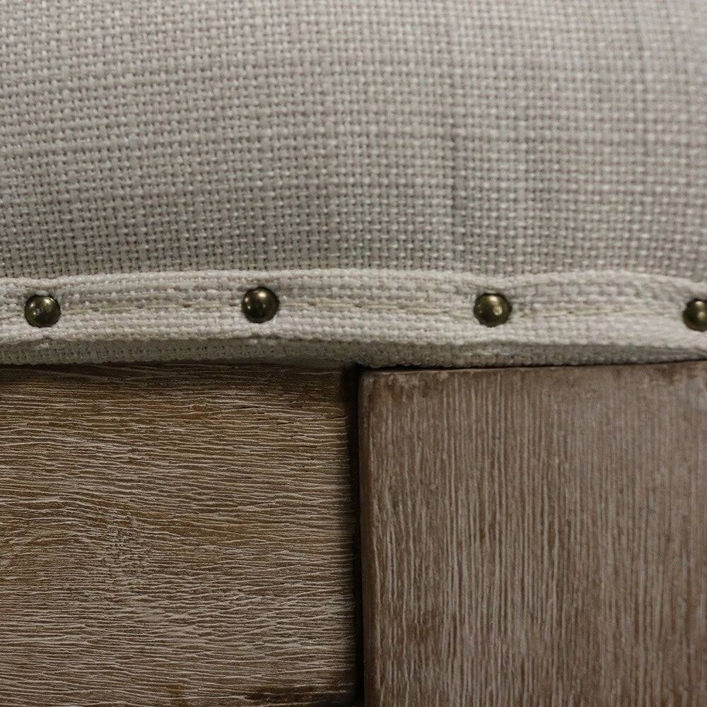 Tufted Textile Shelved Ottoman D91467