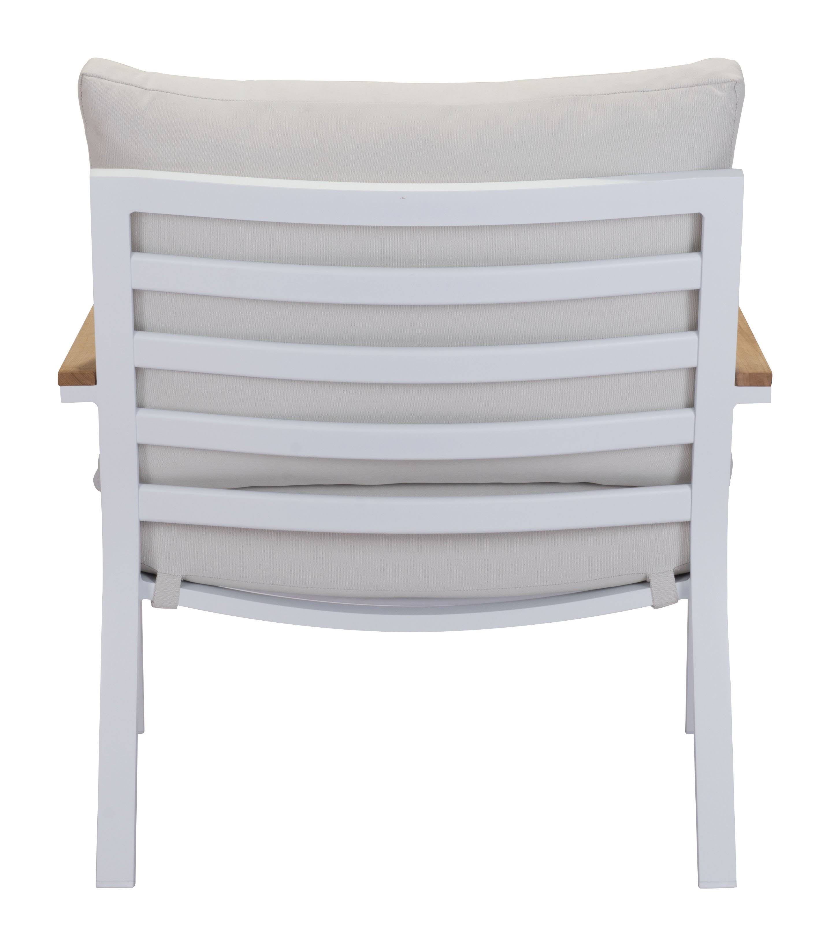 Light Gray Beach Arm Chair V634683