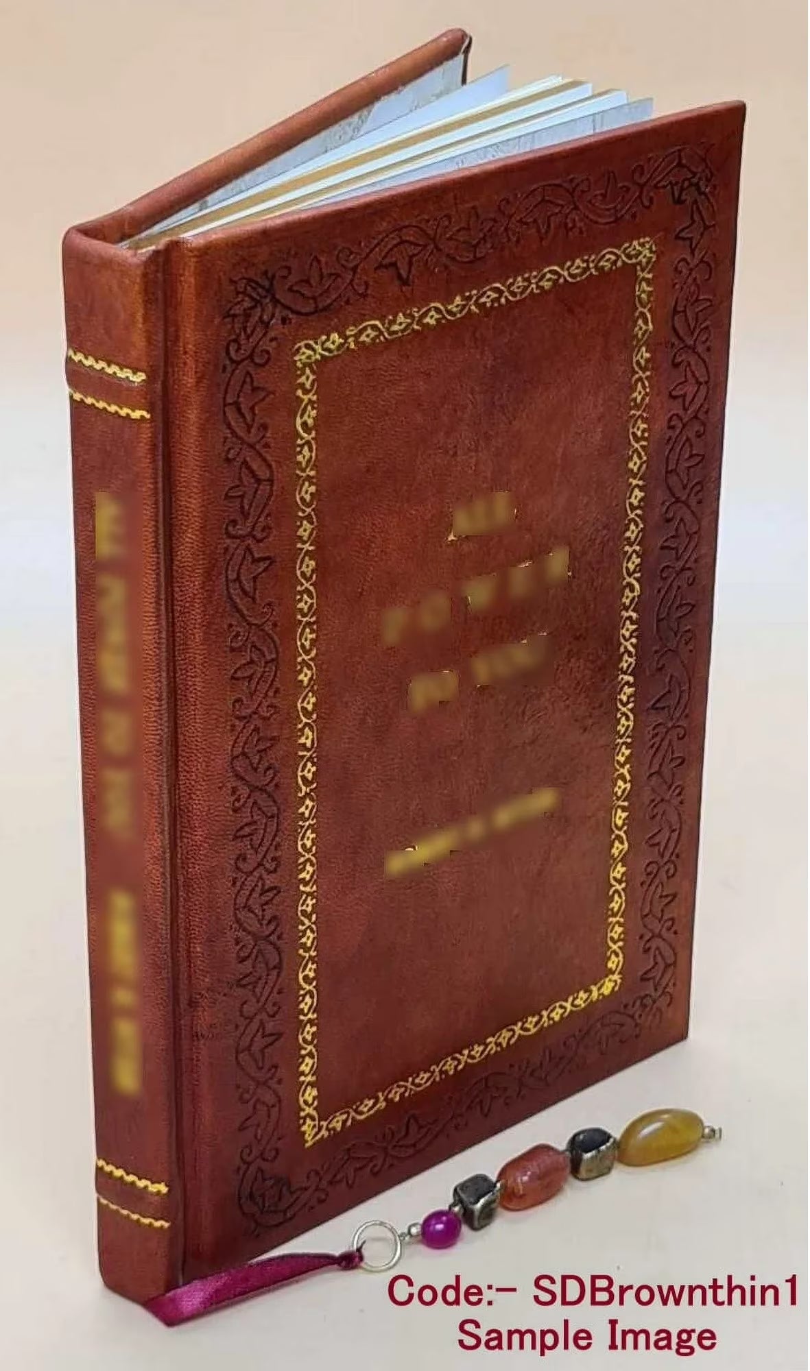 Premium Leather Bound Book D72706
