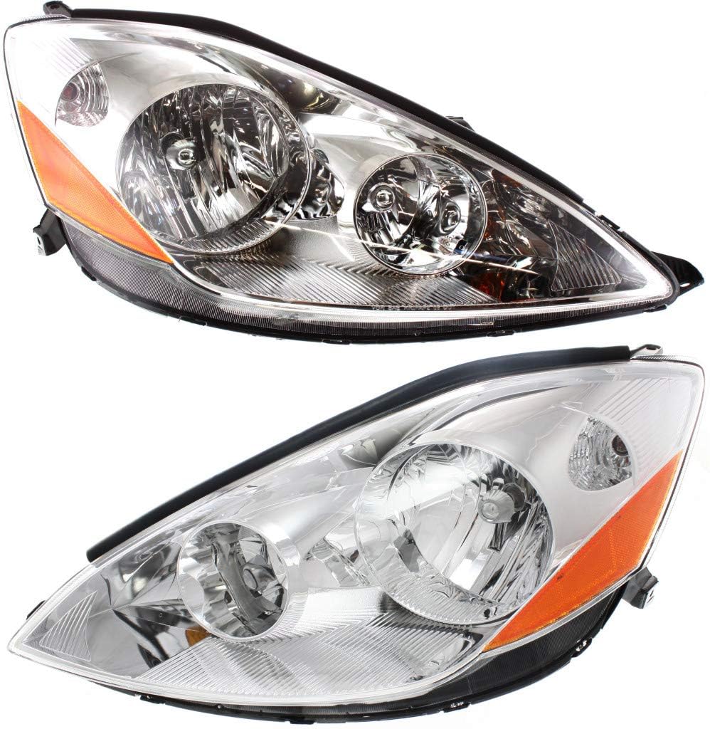 Headlight for 2006-2010 Toyota Sienna Driver and Passenger Side with Bulbs Q915