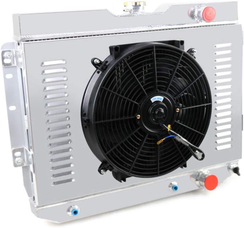 3 Row Core Aluminum Radiator with 14" Fan and Shroud Y400738