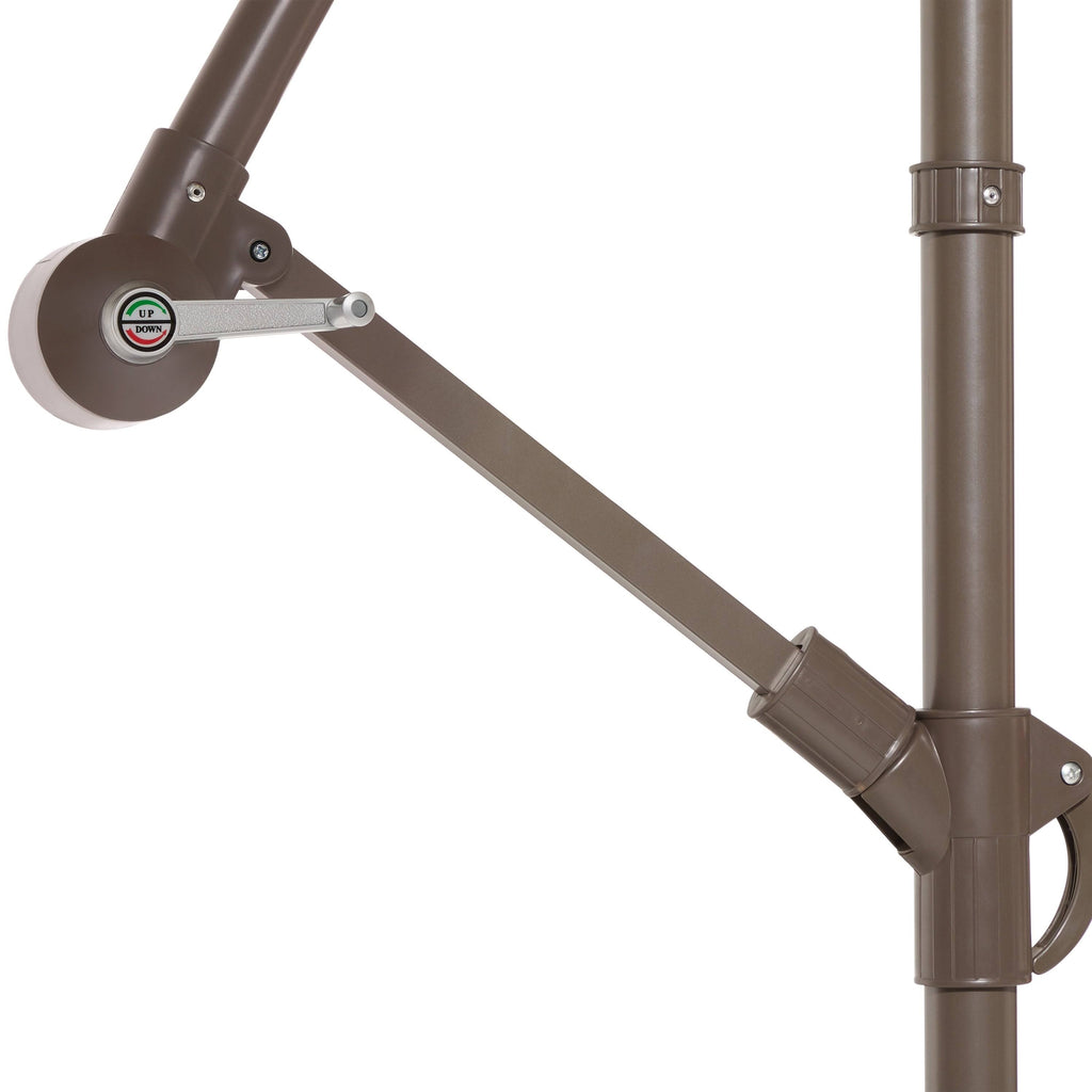 Straw Patio Cantilever Umbrella K1256