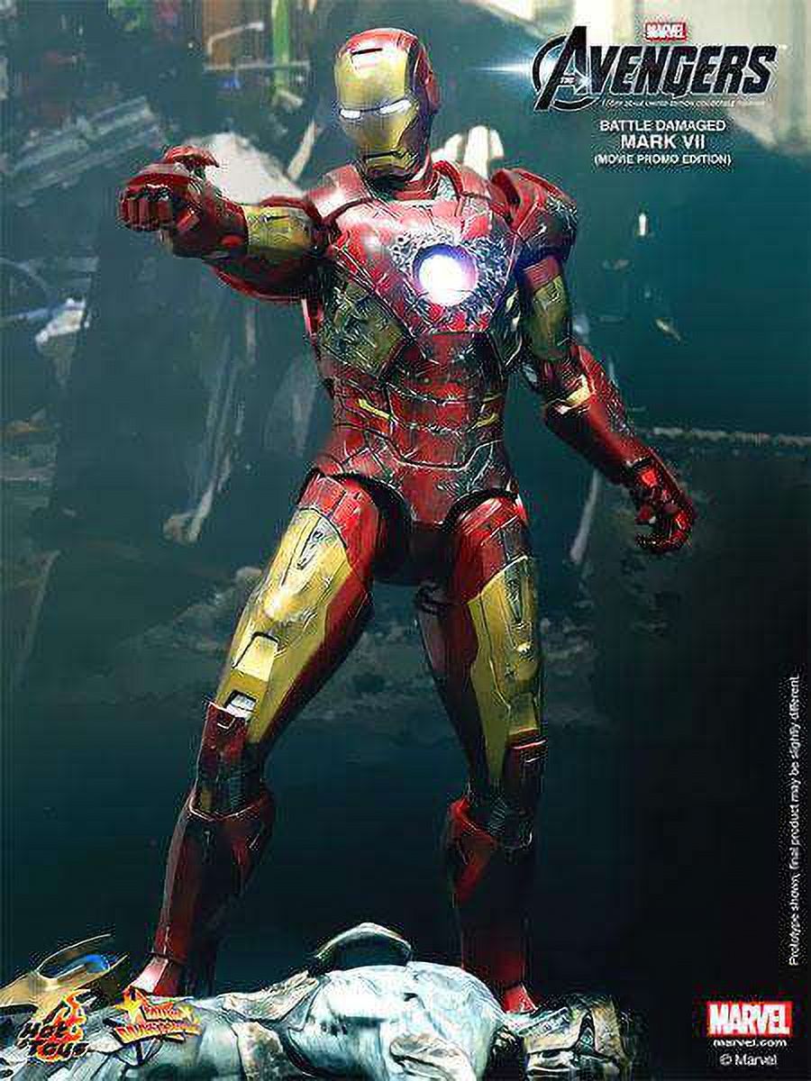 Battle Damaged Iron Man Collectible Figure I896