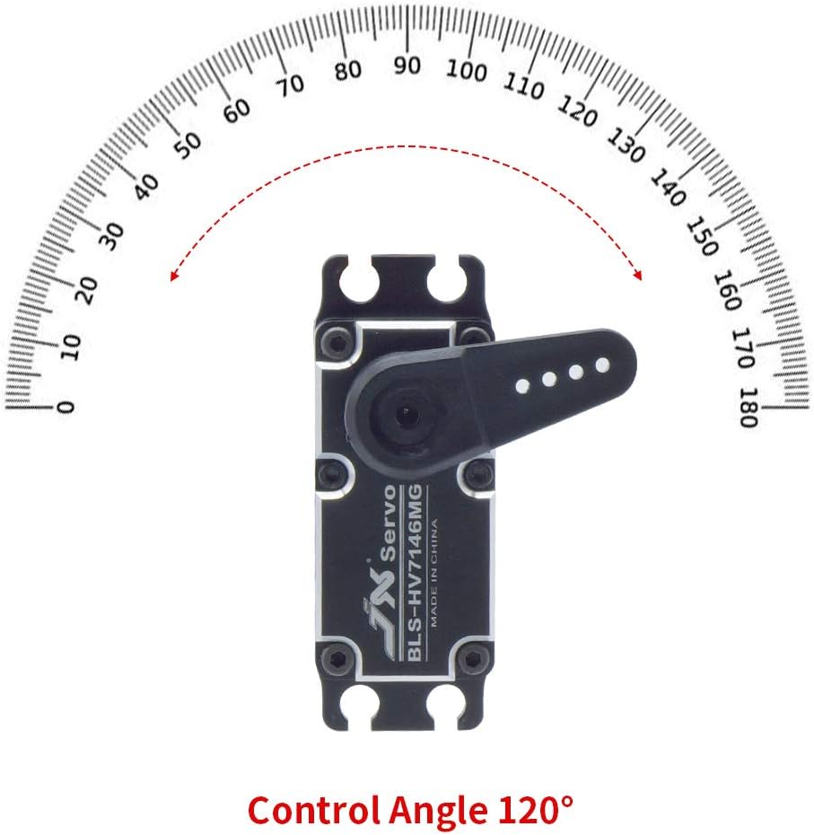46kg Brushless Full CNC Digital Servo, Pack of 2 E8950