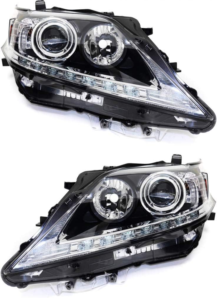 Passenger Side Black Housing Headlight Assembly X33274