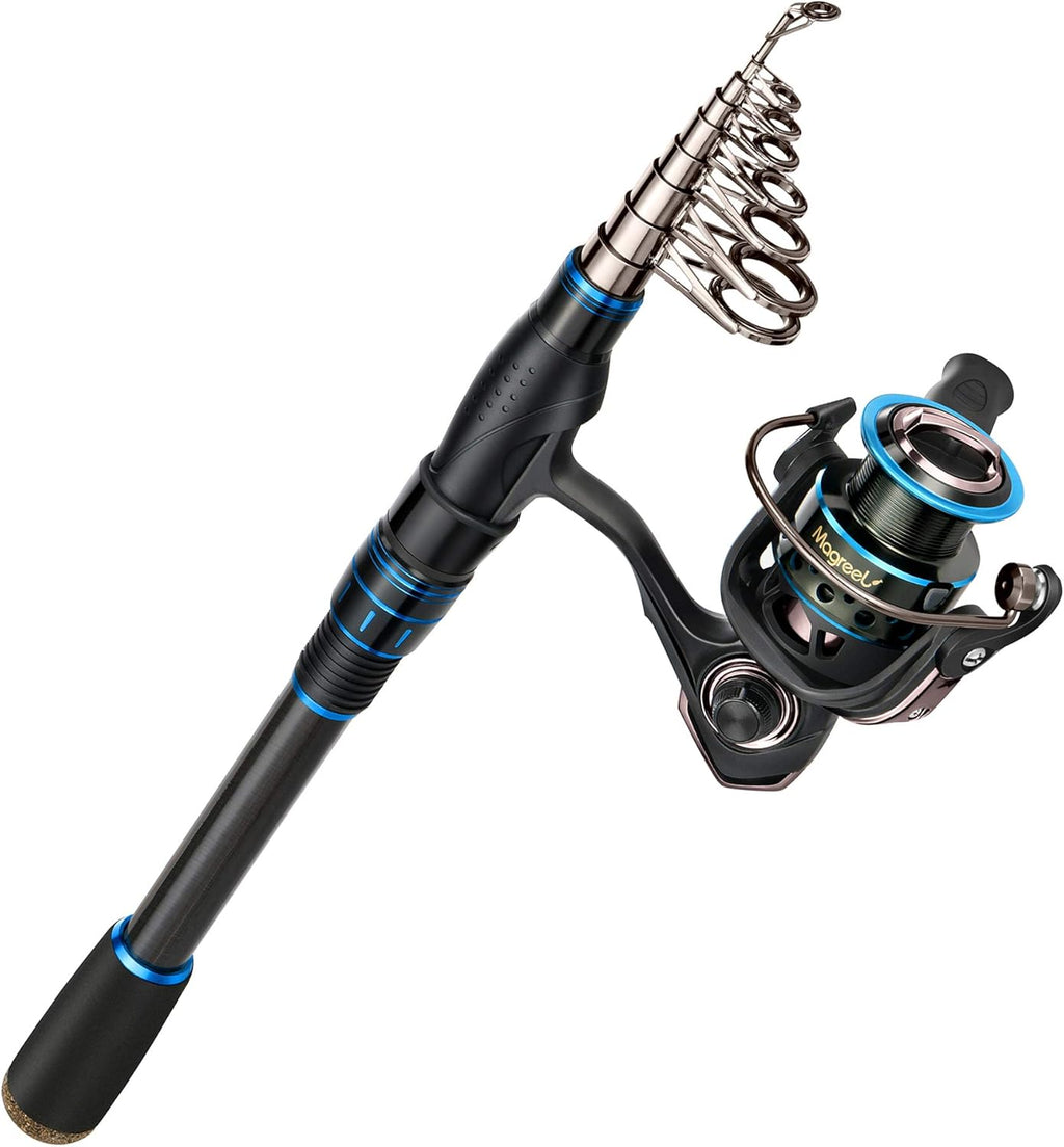 Carbon Fiber Telescopic Fishing Rod and Reel Combo D5596