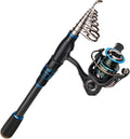 Carbon Fiber Telescopic Fishing Rod and Reel Combo D5596