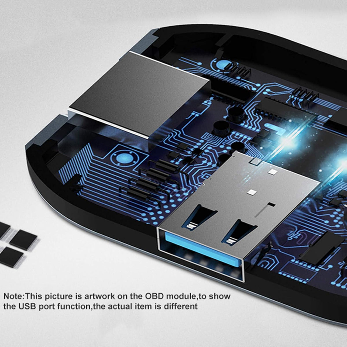 Black Suede LED Steering Wheel O1123
