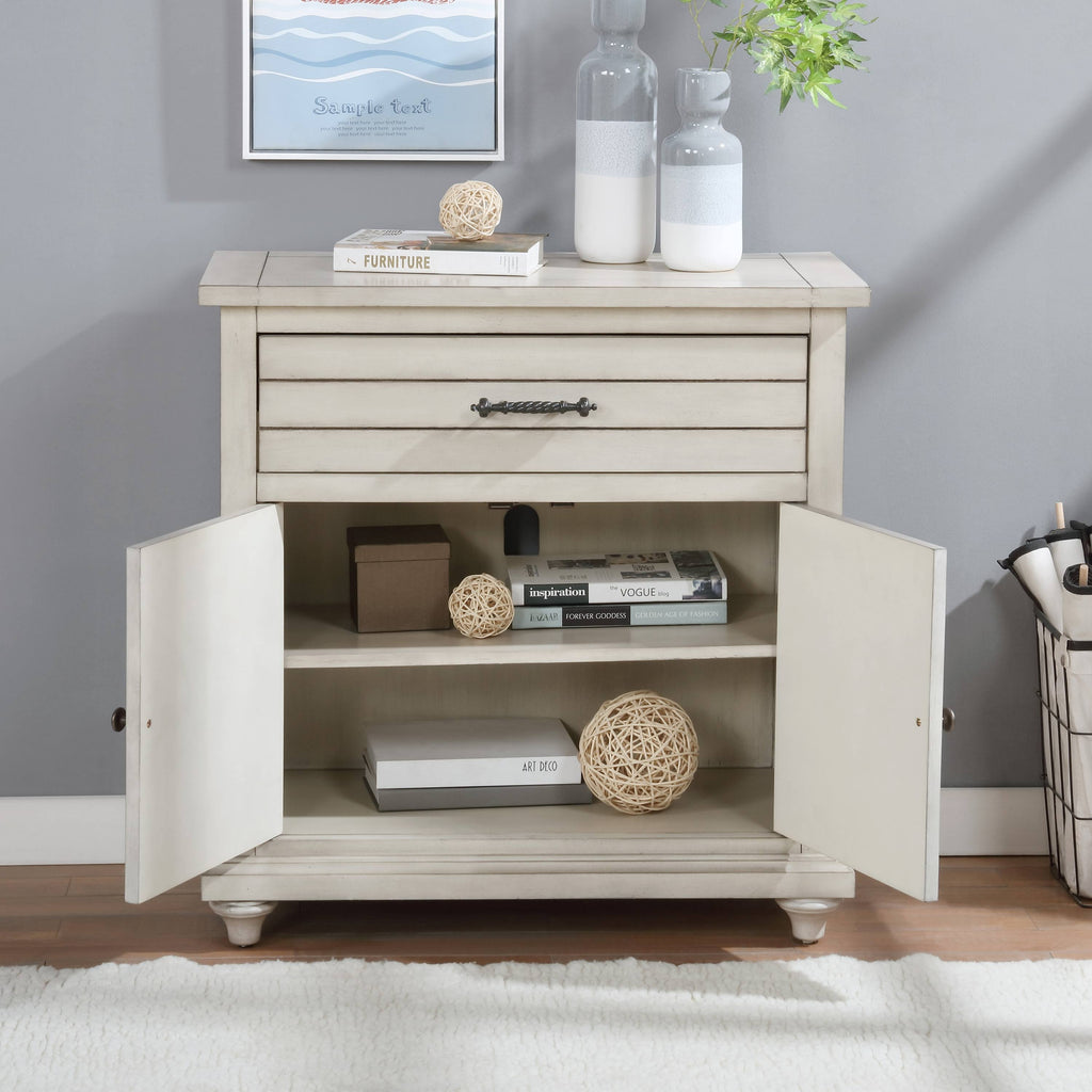 Antique White Hallway Cabinet Y636531