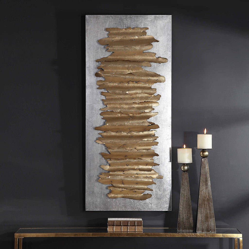 Gold Metal Wall Decor J407