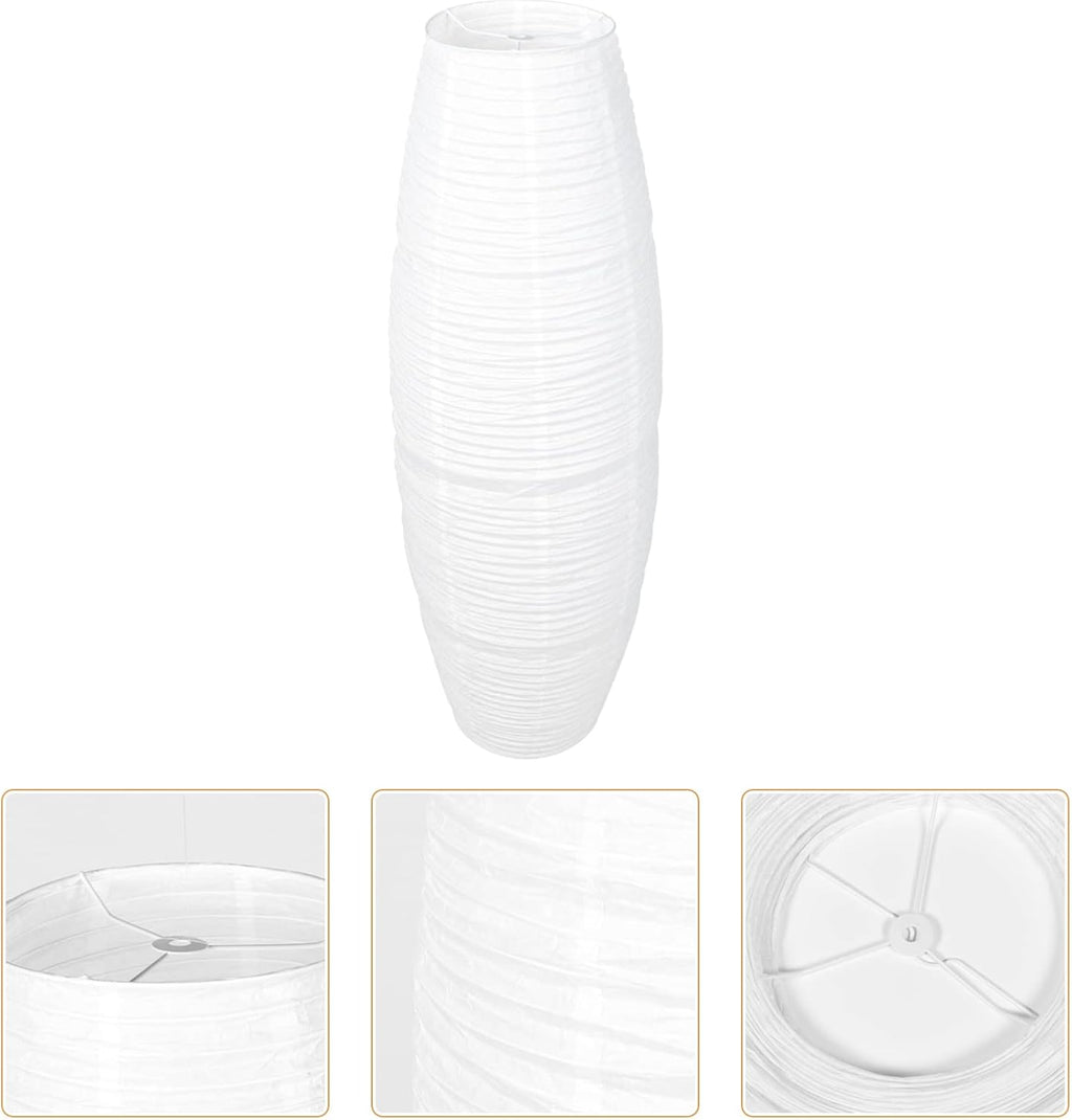 Paper Floor Lamp Shade with Bulb Cage Guard A3575
