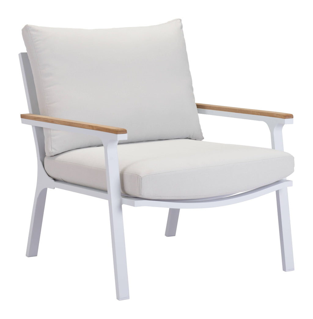 Light Gray Beach Arm Chair V634683
