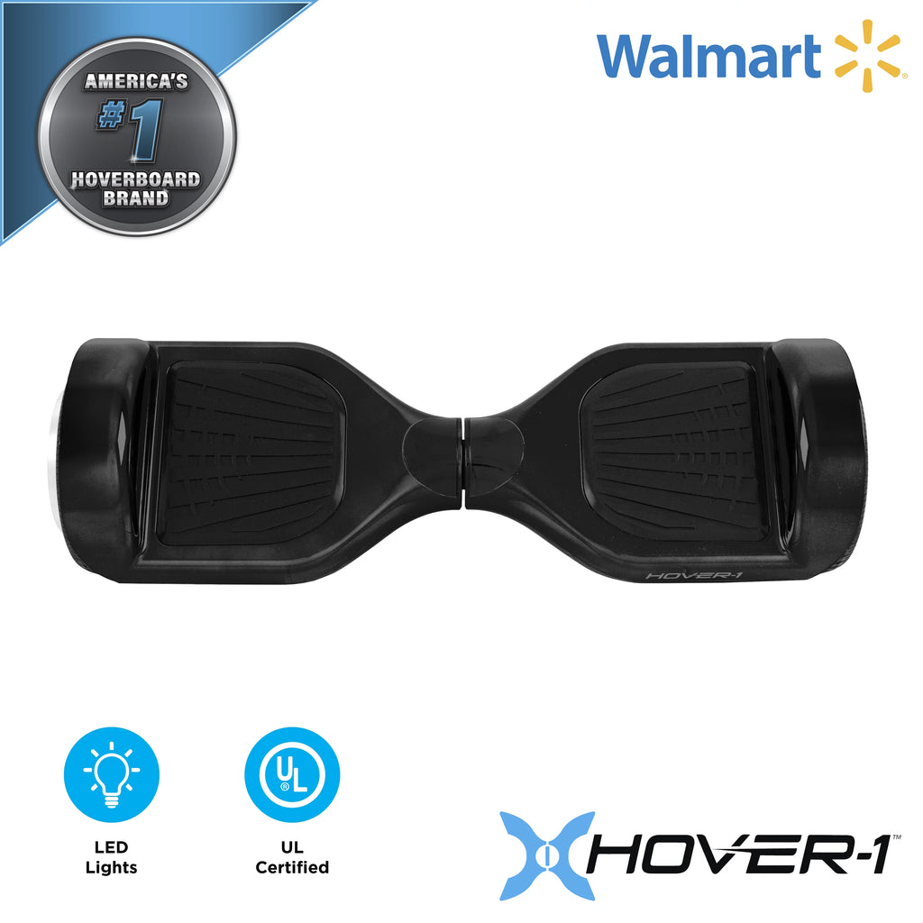 Black Electric Hoverboard with 6.5" Wheels W709