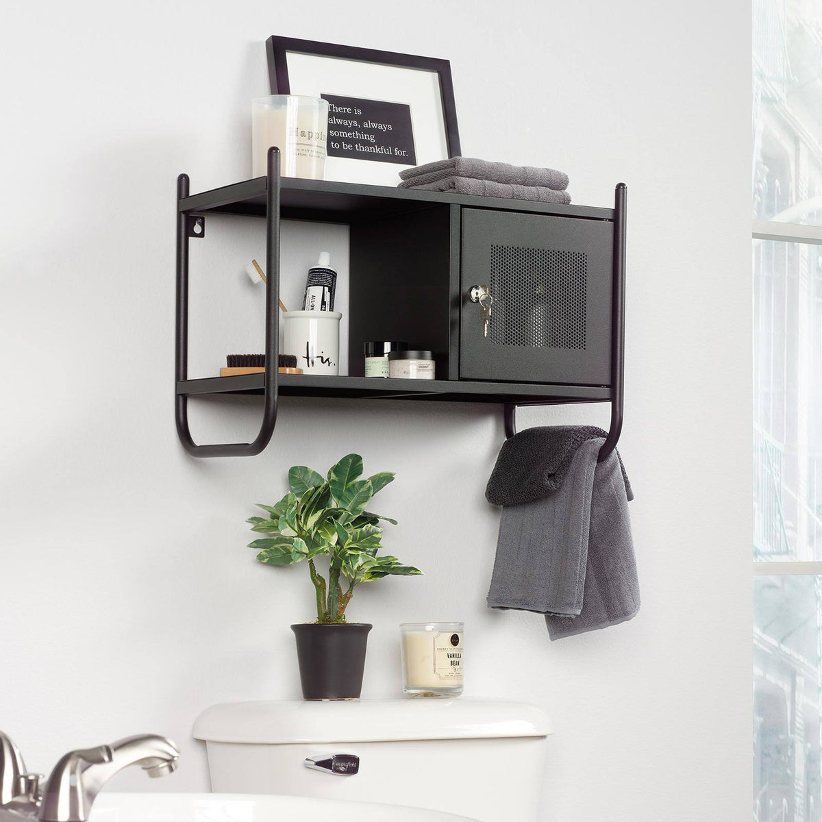 Black Wall Cabinet G359