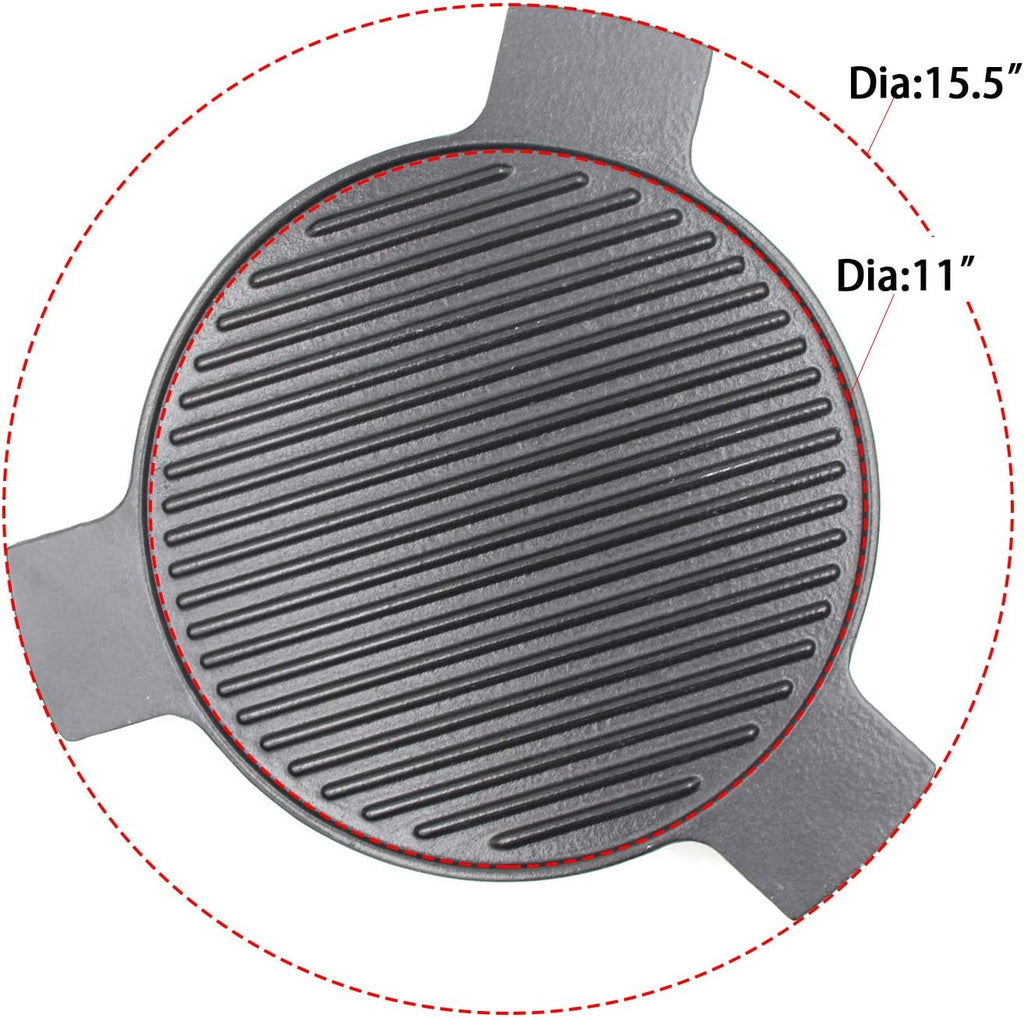 Cast Iron Plate Setter with 3 Legs, Pack of 2 G1191