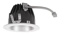 6x22 Round 3000K LED Wallwash Matte Silver Cone H1167