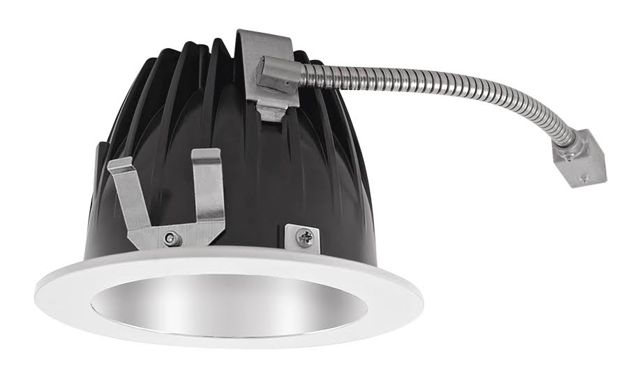 6x22 Round 3000K LED Wallwash Matte Silver Cone H1167