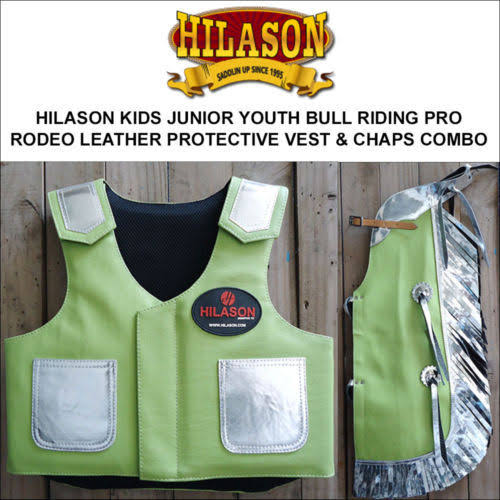 Leather Protective Vest Chaps I8604